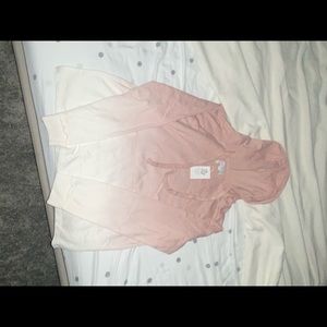 Pullover hoodie pink ombré